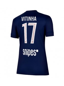 Paris Saint-Germain Vitinha #17 Replika Hemmakläder Dam 2025-26 Kortärmad